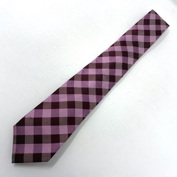 Banana Republic Other - NWOT Banana Republic Purple Plaid Silk Tie